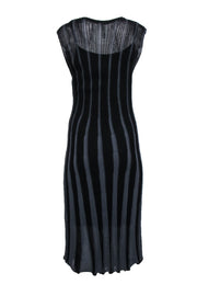 Current Boutique-Miilla - Black & Grey Stripe Knit Dress Sz S