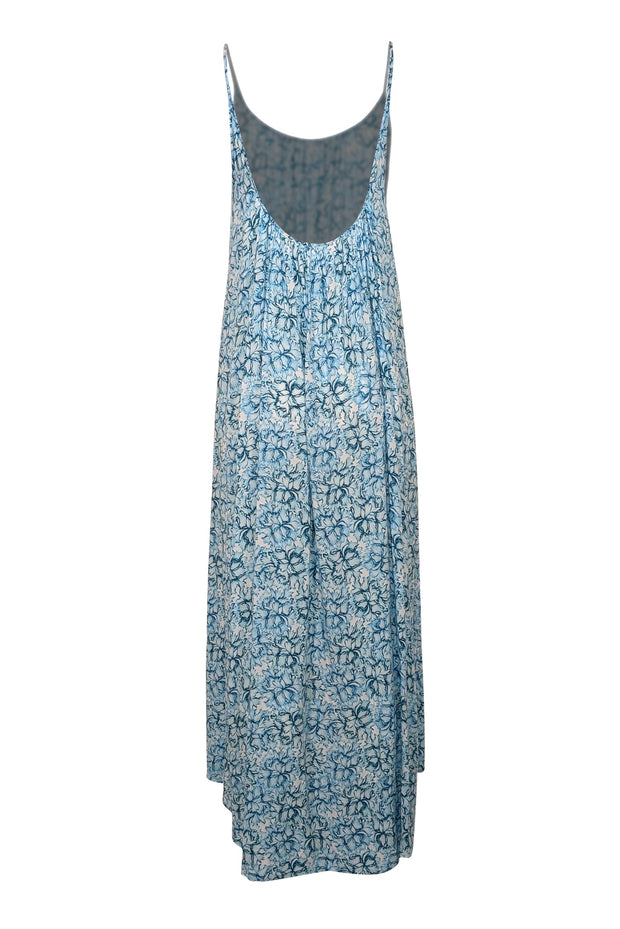 Current Boutique-Mikoh - Blue & White Print Sleeveless Maxi Dress Sz S