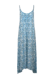 Current Boutique-Mikoh - Blue & White Print Sleeveless Maxi Dress Sz S