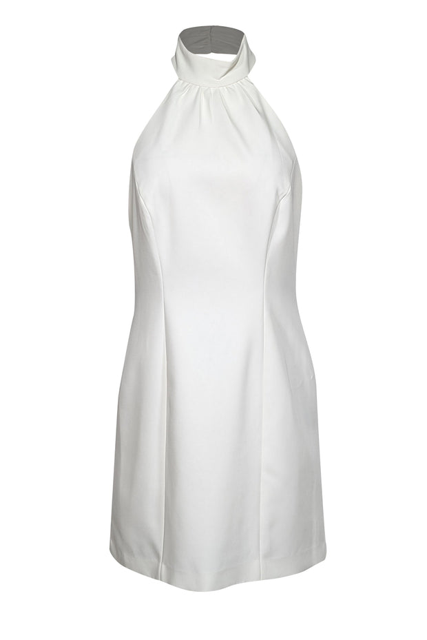 Current Boutique-Milly - Ivory Halter Mini Dress Sz 10