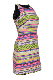 Current Boutique-Milly - Neon Multicolor Printed Sleeveless Mini Dress Sz 0