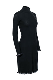 Current Boutique-Missoni- Black Wool Long Sleeve Turtleneck Dress Sz 2