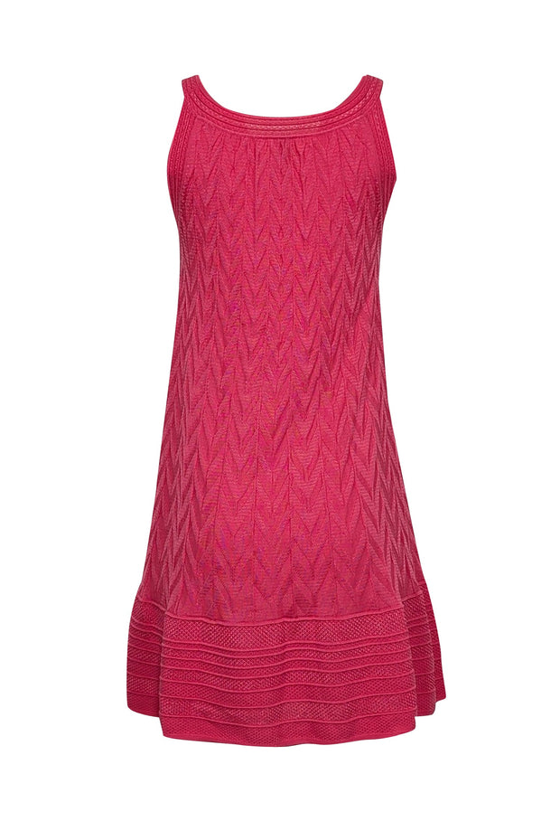 Current Boutique-Missoni - Bright Pink Knit Tank Dress Sz 4