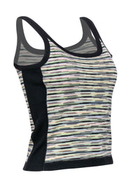 Current Boutique-Missoni - Green & Multi Color Knit Tank Top Sz 4