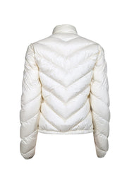 Current Boutique-Moncler - Ivory Light Puffer Coat Sz M