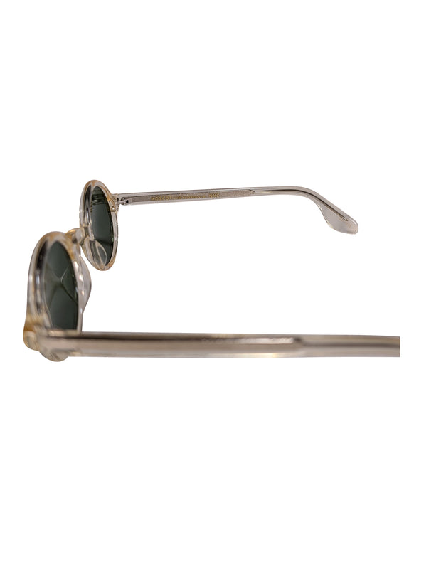 Current Boutique-Moscot - Light Yellow Transparent Round "Zolman" Sunglasses