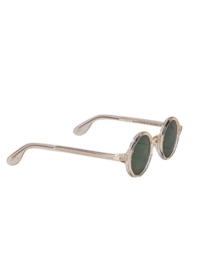 Current Boutique-Moscot - Light Yellow Transparent Round "Zolman" Sunglasses