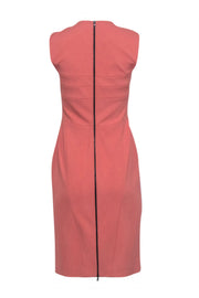 Current Boutique-Narciso Rodriguez - Salmon Pink Sleeveless Work Dress Sz 6