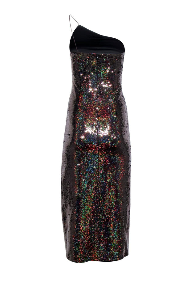 Current Boutique-New Arrivals - Bronze Metallic Sequin Embellished Midi Dress Sz 2