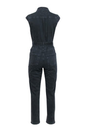 Current Boutique-Paige - Black Wash Denim Jumpsuit Sz 2