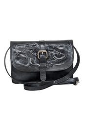 Current Boutique-Patricia Nash - Black Leather Crossbody Bag