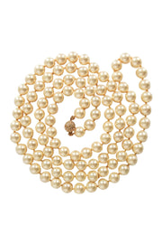 Current Boutique-Patty Tobin - Yellow Pearl Long Necklace