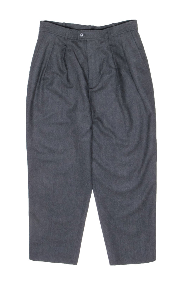 Current Boutique-Polo Ralph Lauren - Charcoal Grey Wool Pleated Pants Sz 8