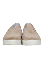 Current Boutique-Prada - Beige Suede Slip On Shoe Sz 8