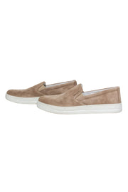 Current Boutique-Prada - Beige Suede Slip On Shoe Sz 8