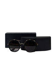 Current Boutique-Prada - Black Oversized Round Sunglasses