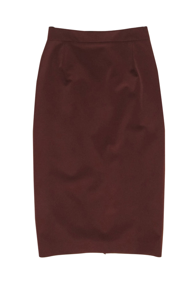 Current Boutique-Prada - Brown Stretch Mid Length Skirt Sz 4