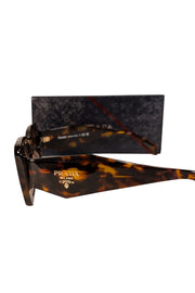 Current Boutique-Prada - Brown Tortoise Large Sunglasses