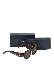 Current Boutique-Prada - Brown Tortoise Large Sunglasses