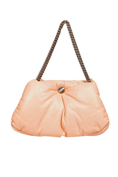 Current Boutique-Proenza Schouler - Peach "Wo Tobo Puffy Chain" Shoulder Bag