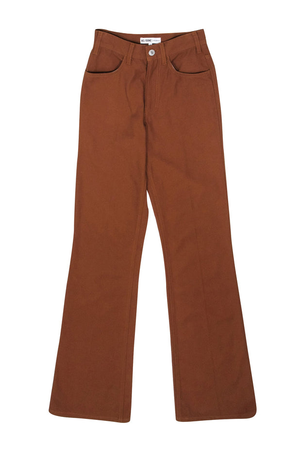 Current Boutique-RE/DONE - Tan Bootcut Pants Sz XS