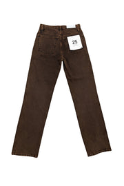 Current Boutique-RE/DONE - Terracotta Brown 90s High Rise Loose Jeans Sz 0