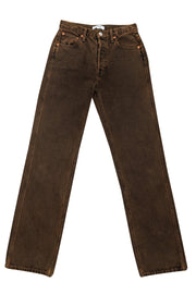 Current Boutique-RE/DONE - Terracotta Brown 90s High Rise Loose Jeans Sz 0