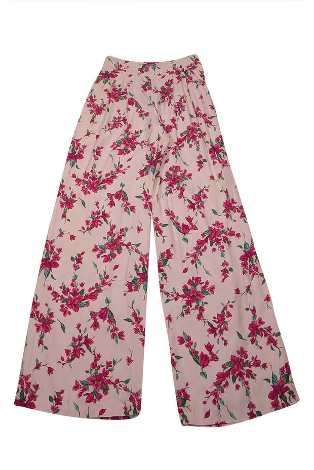 Current Boutique-Rachel Zoe - Pink Floral Print Pants Sz 0