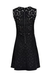 Current Boutique-Rag & Bone - Black Sleeveless Lace Detail Dress Sz 0