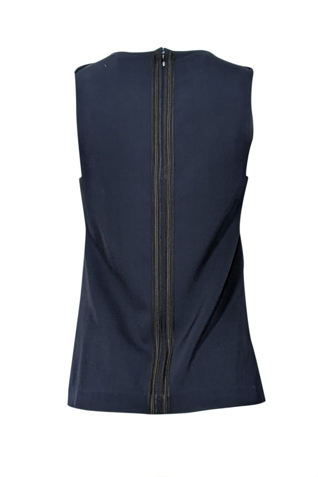 Current Boutique-Rag & Bone - Navy & Black w/ Cut-Out Detail Sleeveless Top Sz S