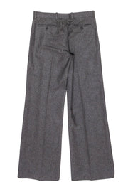 Current Boutique-Ralph Lauren - Grey Wool Blend Pleated Straight Leg Pants Sz 6