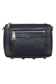 Current Boutique-Rebecca Minkoff - Black Leather Crossbody Bag w/ Chain Strap