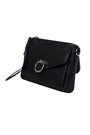 Current Boutique-Rebecca Minkoff - Black Pebbled Leather Crossbody Bag