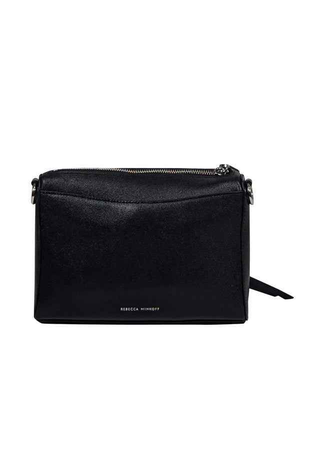 Current Boutique-Rebecca Minkoff - Black Pebbled Leather Crossbody Bag