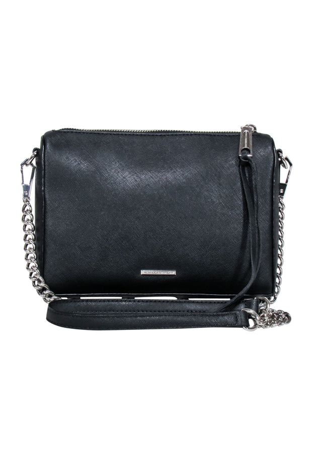 Current Boutique-Rebecca Minkoff - Black Saffiano Leather Cross Body