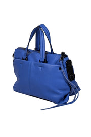 Current Boutique-Rebecca Minkoff - Blue Pebbled Leather Satchel Bag