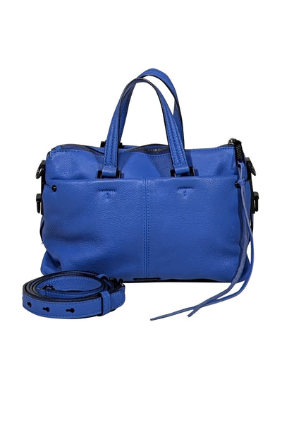 Current Boutique-Rebecca Minkoff - Blue Pebbled Leather Satchel Bag