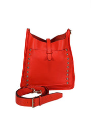 Current Boutique-Rebecca Minkoff - Coral Red Pebbled Leather Crossbody Bag