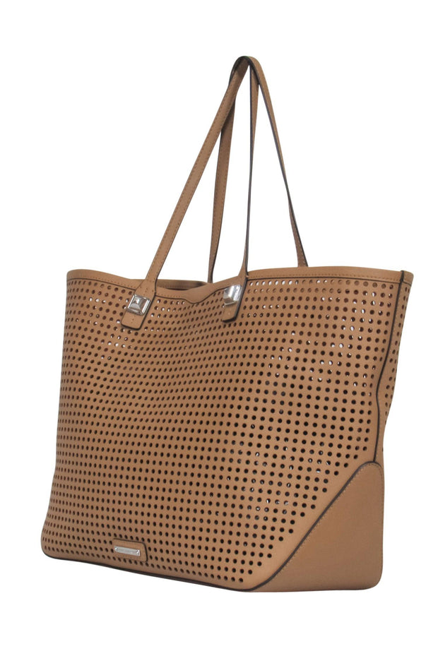 Current Boutique-Rebecca Minkoff - Tan Tote Bag w/ Laser Hole Detail