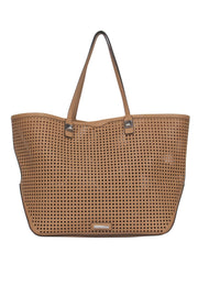 Current Boutique-Rebecca Minkoff - Tan Tote Bag w/ Laser Hole Detail