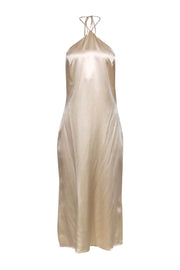 Current Boutique-Reformation - Ivory "Reggie" Halter Slip Dress Sz M