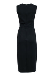 Current Boutique-Reiss - Black Sleeveless Tulip Front Bottom Dress Sz M