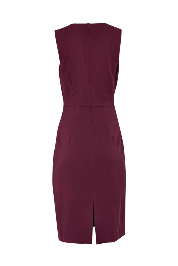 Current Boutique-Reiss - Burgundy Sleeveless Sheath Dress Sz 6