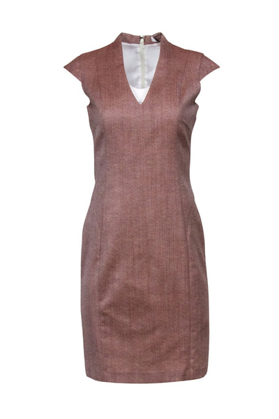 Current Boutique-Reiss - Copper Wool Blend "Turner" Sheath Dress Sz 6