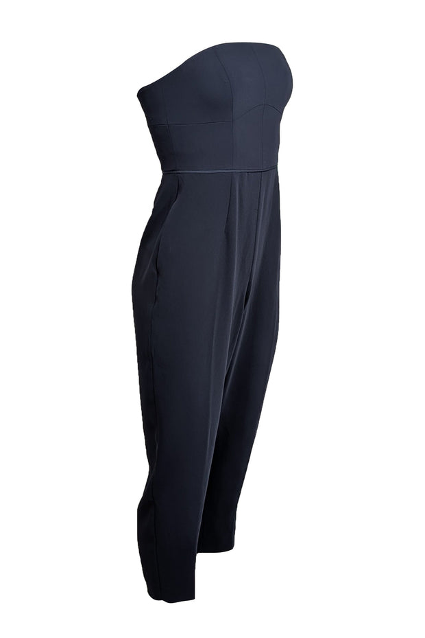 Current Boutique-Reiss - Navy Strapless Jumpsuit Sz 4