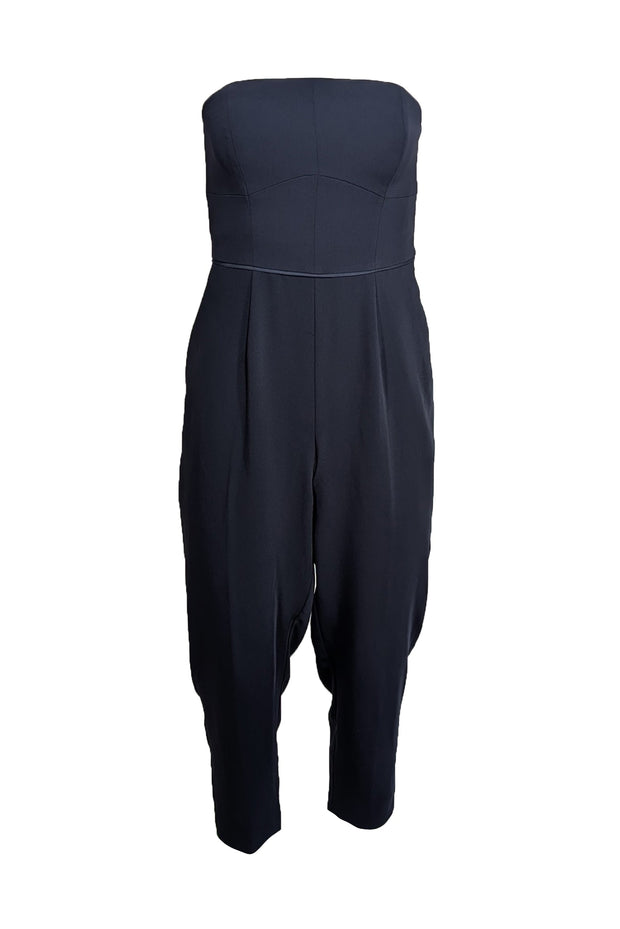 Current Boutique-Reiss - Navy Strapless Jumpsuit Sz 4