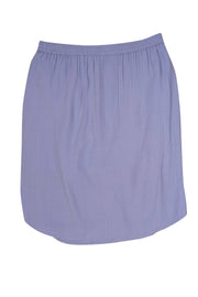 Current Boutique-Rene Lezard - Light Blue Knee Length Skirt Sz 6