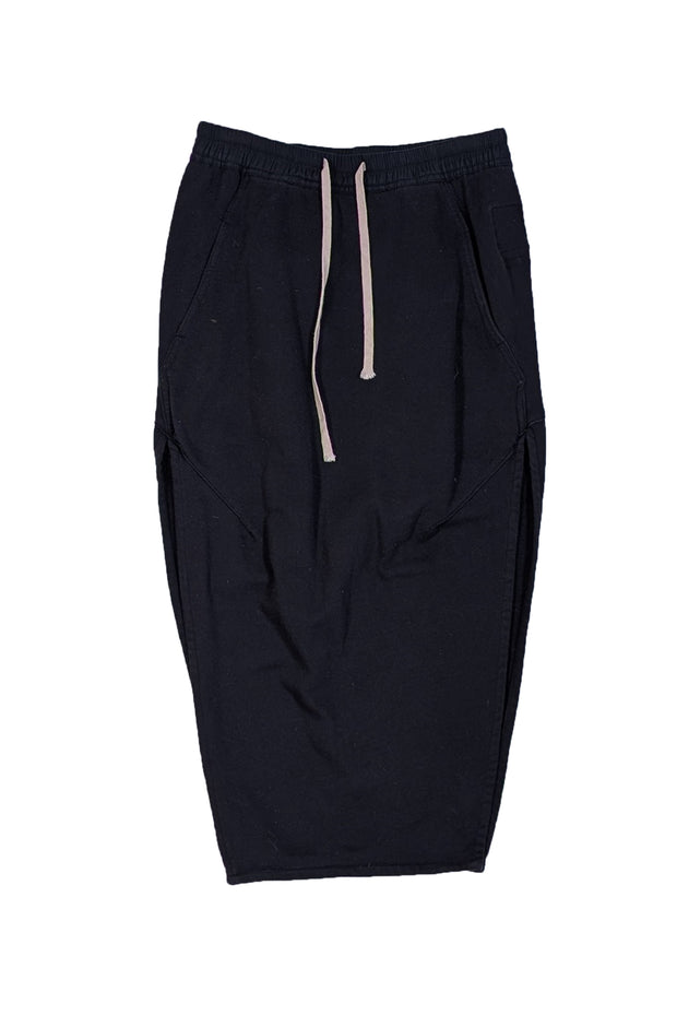 Current Boutique-Rick Owens - Black Drawstring Skirt w/ Side Slits Sz 6