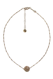 Current Boutique-Roberto Coin - Gold Colored Sterling Silver Ball Pendant Necklace