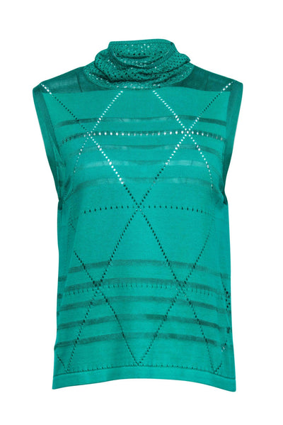 Current Boutique-Rodebjer - Green Knit Sleeveless Top Sz XS